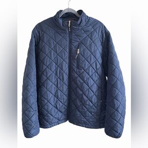 Hawke & Co Navy Quilted Puffer Jacket